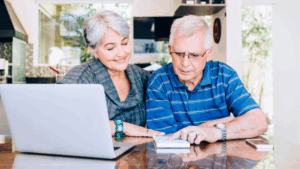 Retired couple exploring if an Indexed Annuity with a Bonus is right for them.